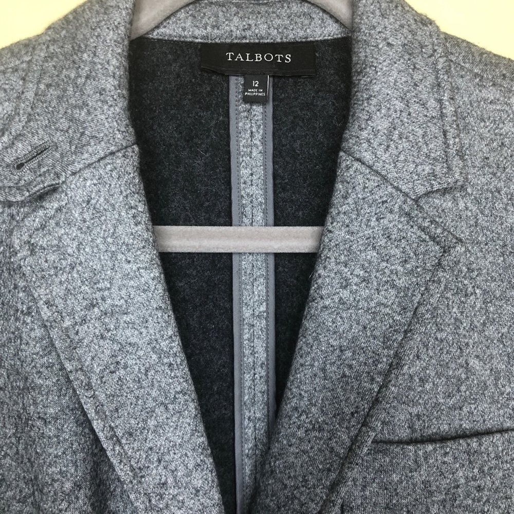 Talbots Wool Blend Notch Collar Patch Pocket Blaz… - image 4